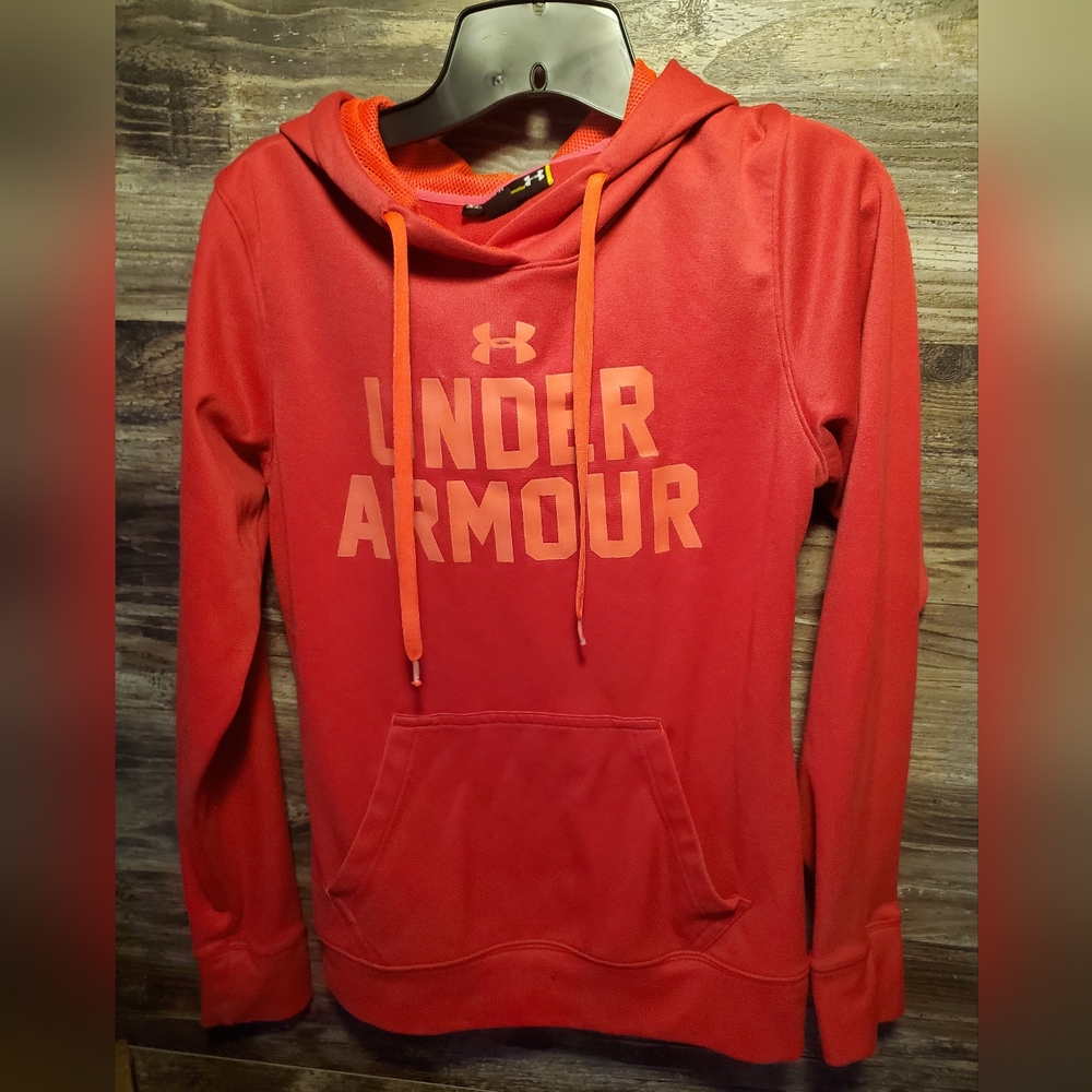 Under Armour All Season Lightweight Pink/Orange Hoodie Size XS Women's